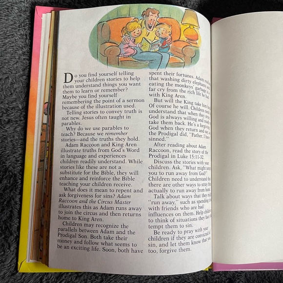 Christian Children Hardcover Book: Adam Raccoon and the Circus Master - Picture 4 of 7